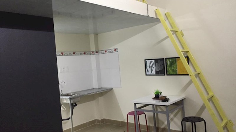Căn hộ cho thuê đủ tiện nghi chuẩn khách sạn mặt tiền Trường Chinh, 40m2, 1 phòng ngủ 1 phòng khách