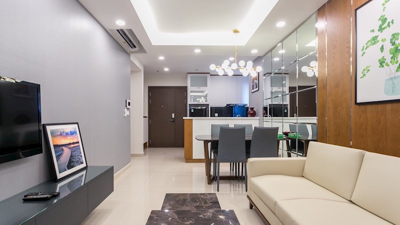 Cho thuê căn hộ River Gate, 74m2, 2 phòng ngủ, 20 triệu/tháng