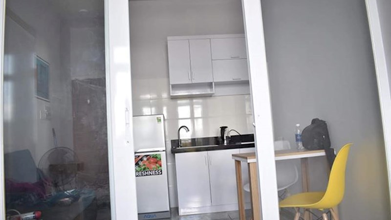 Căn hộ 1 phòng ngủ riêng biệt 38m2 full nội thất mới xây xong có thang máy gần cầu Thanh Đa