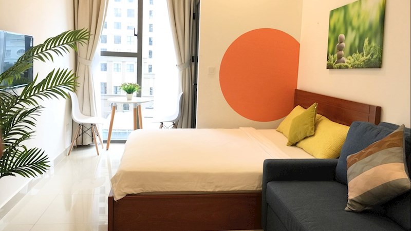 Cho thuê căn hộ Officetel River Gate, Bến Vân Đồn, Quận 4, 27m2, giá 13 triệu/tháng