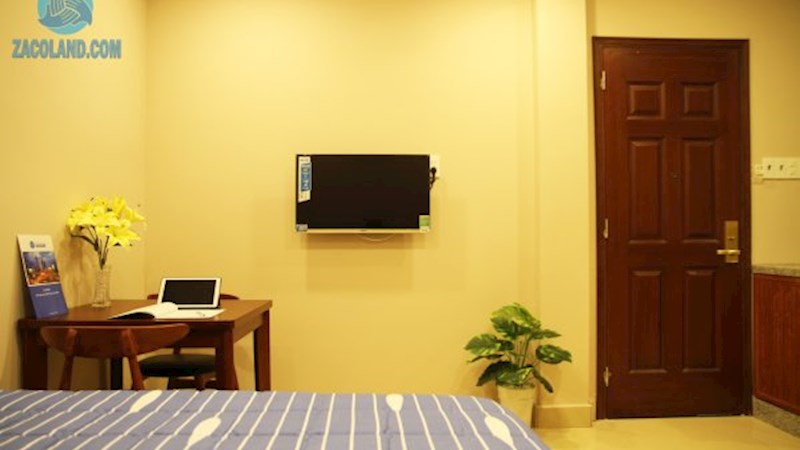 Cho thuê căn hộ mới xây full nội thất gần Big C Tô Hiến Thành, khu an ninh có bảo vệ 24/24