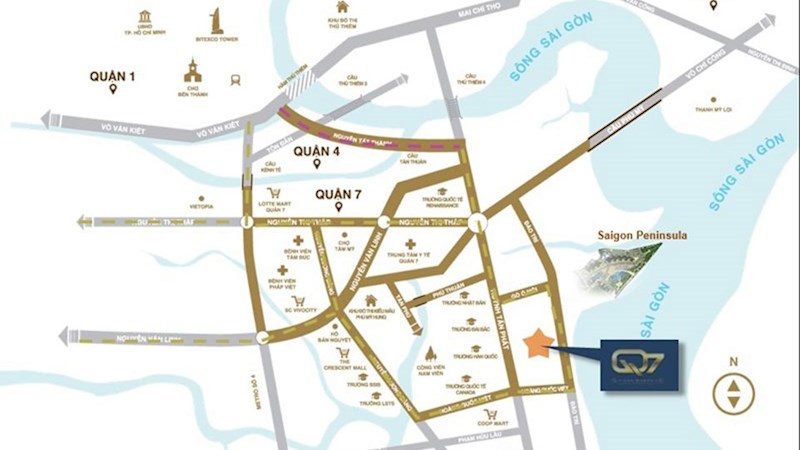 Apartment district 7 – Q7 Saigon Riverside Complex – Attractive price