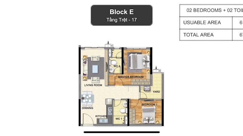 Chính chủ bán căn hộ trệt Emarald E0 – 17, 2PN, 2wc Celadon City ngay Aeon Tân Phú, nơi đáng sống